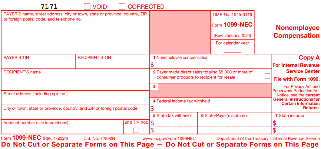 Form 1099-NEC